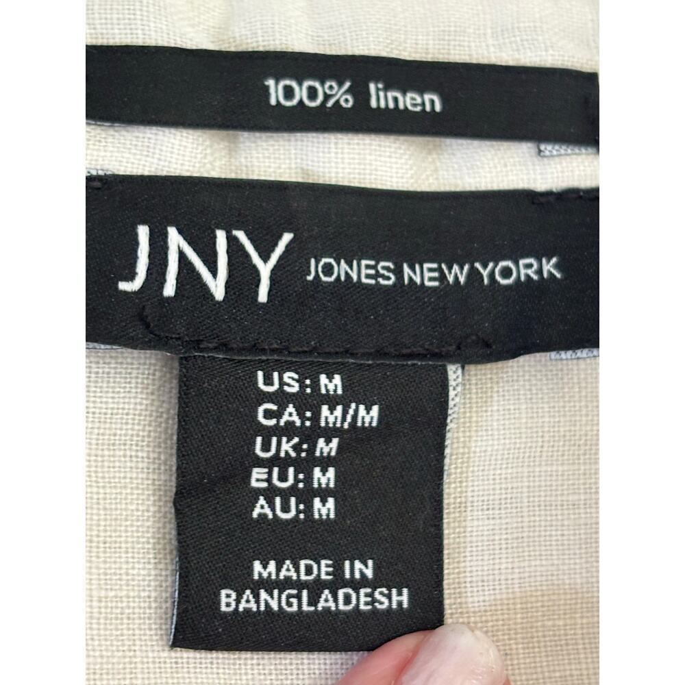 Jones New York linen tunic/dress, medium, coastal, casual, lagenlook, minimalist - Picture 6 of 6